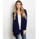 NAVY WHITE CARDIGAN