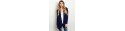 NAVY WHITE CARDIGAN