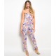 PINK FLORAL JUMPSUIT