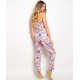 PINK FLORAL JUMPSUIT