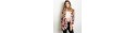 CREAM RUST PURPLE KIMONO