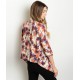 CREAM RUST PURPLE KIMONO