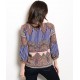 ROYAL TAN MULTICOLOR TOP