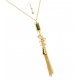 CHAIN PENDANT NECKLACE & EARRING SET