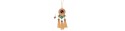 MULTI COLOR CHAIN PENDANT NECKLACE & EARRING SET