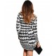 IVORY BLACK DRESS