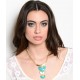 GOLD TURQUOISE NECKLACE